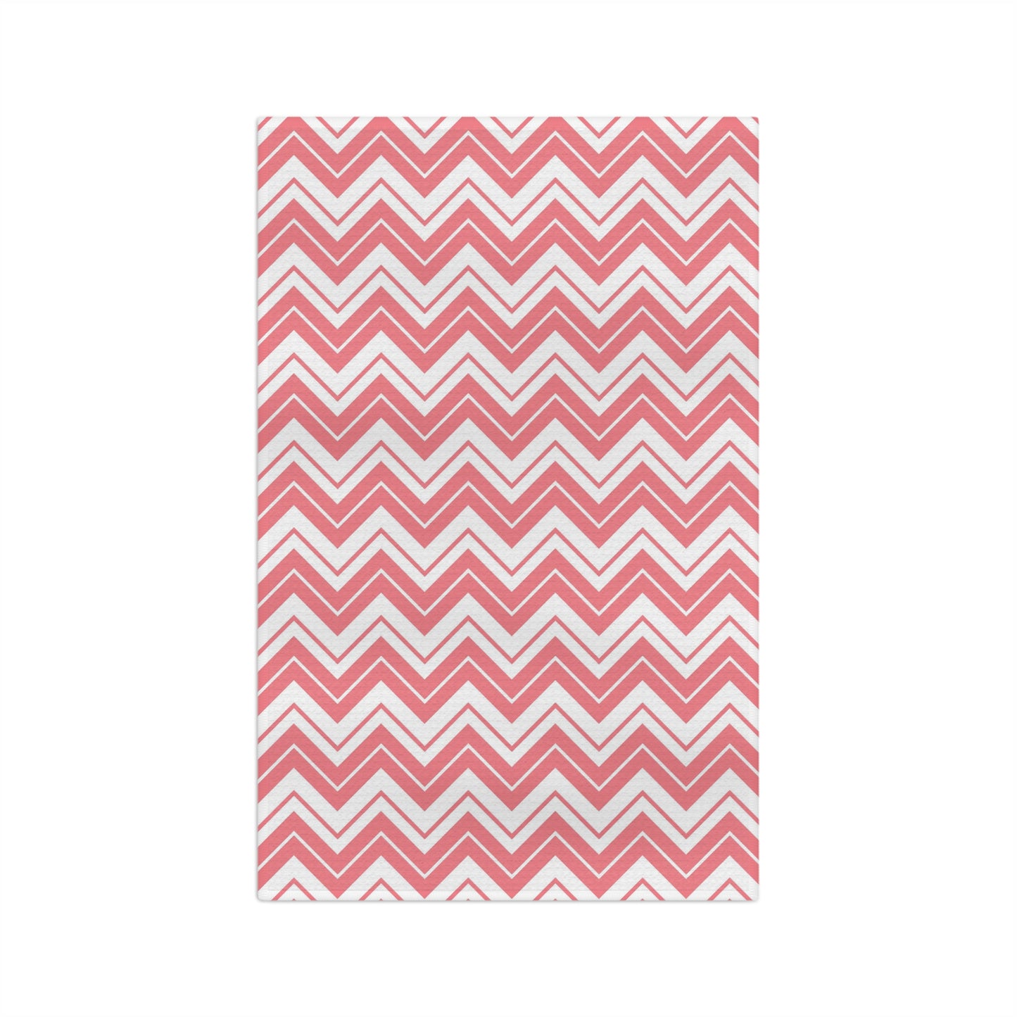 Pink Chevron Hand Towel