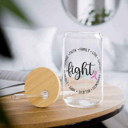 Fight Sipper Glass