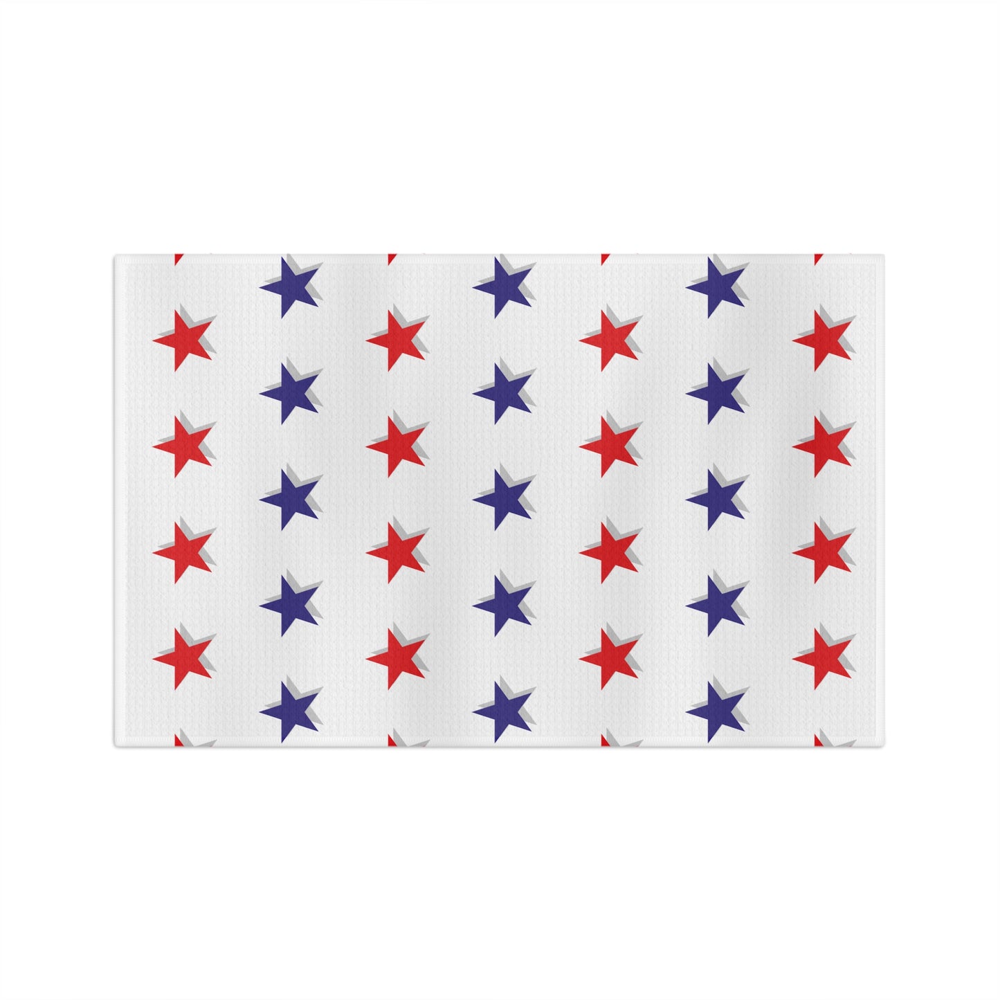 Red, White and Blue Star Hand Towel