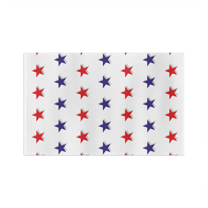 Red, White and Blue Star Hand Towel