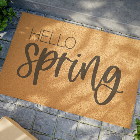 Hello Spring Doormat