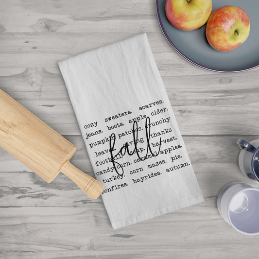 Fall Tea Towel