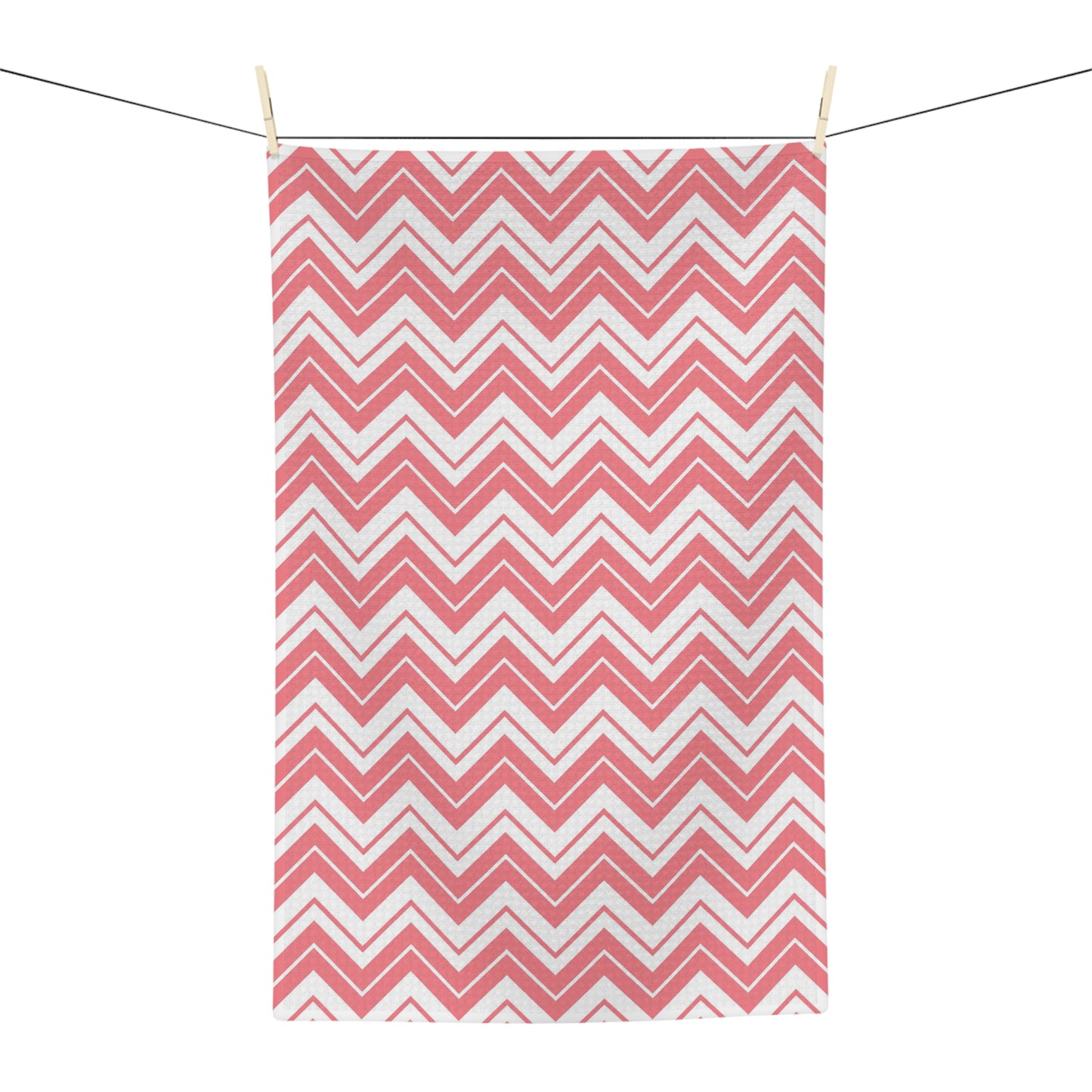 Pink Chevron Hand Towel