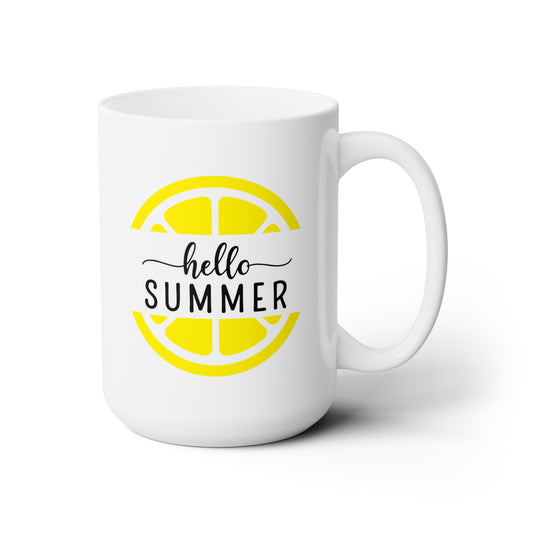 Hello Summer Lemon Coffee Mug