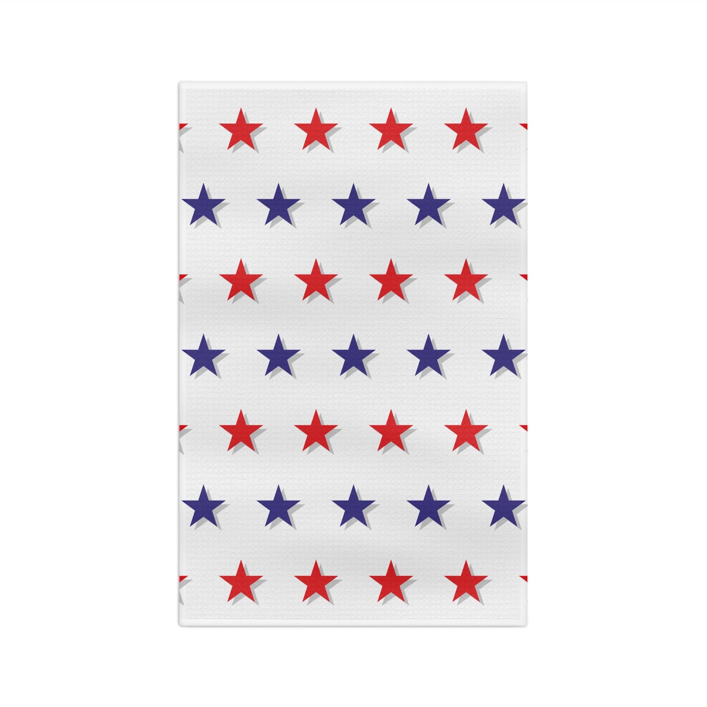 Red, White and Blue Star Hand Towel