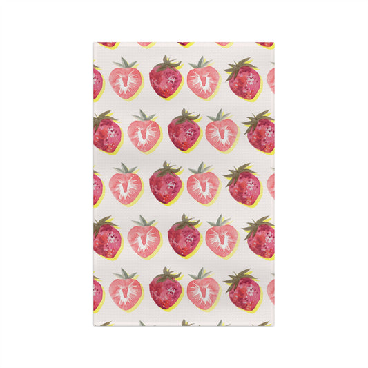 Strawberries Hand Towel