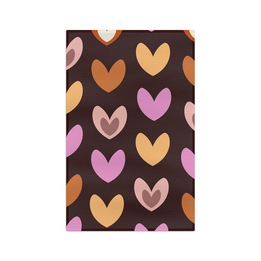 Easter Hearts Kitchen Towel