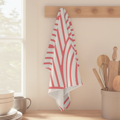 Geometric Print Hand Towel