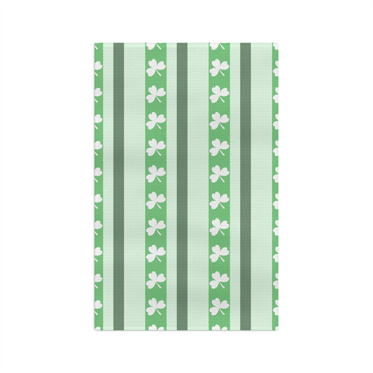 Shamrock Stripes Kitchen Towel