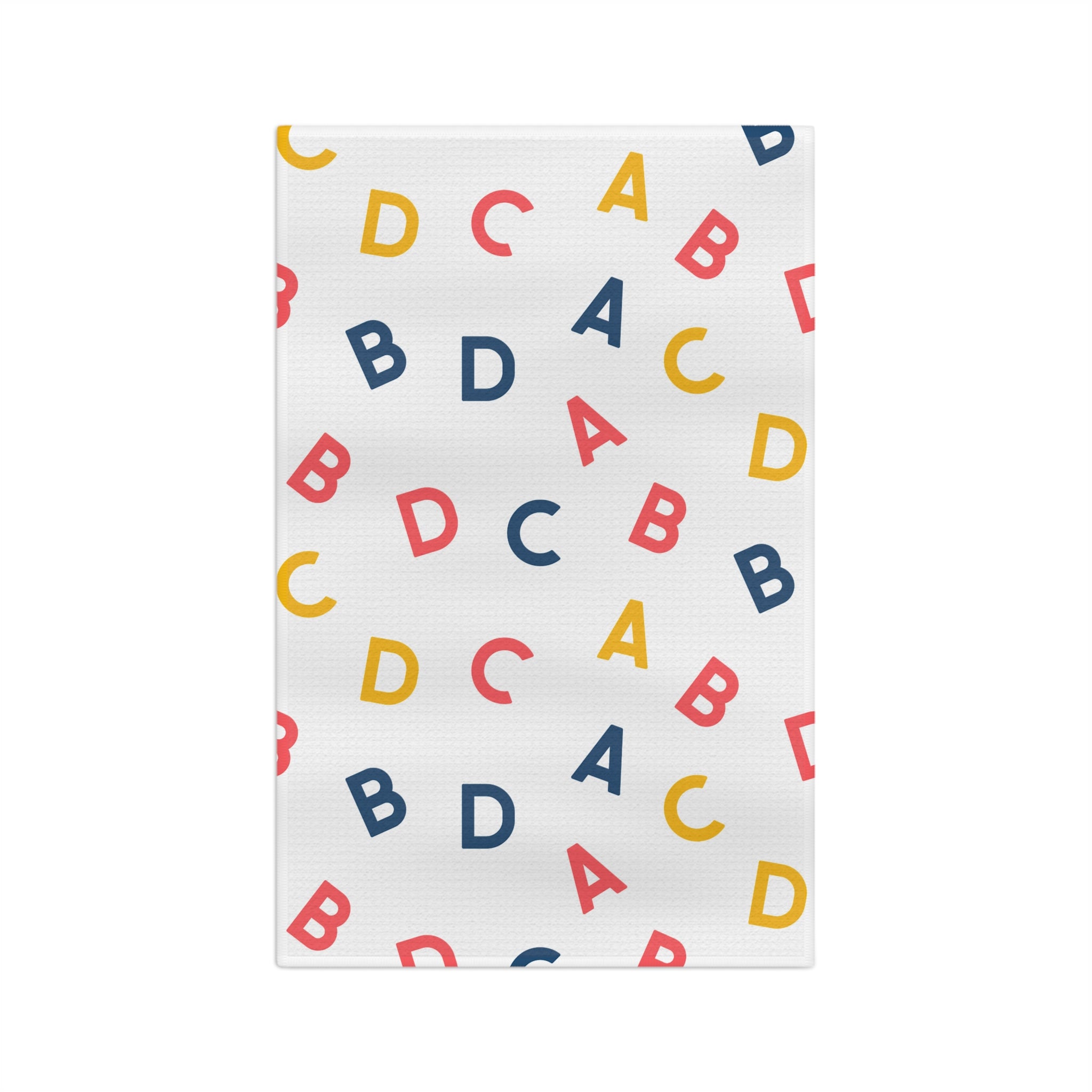 Alphabet hand towel sale