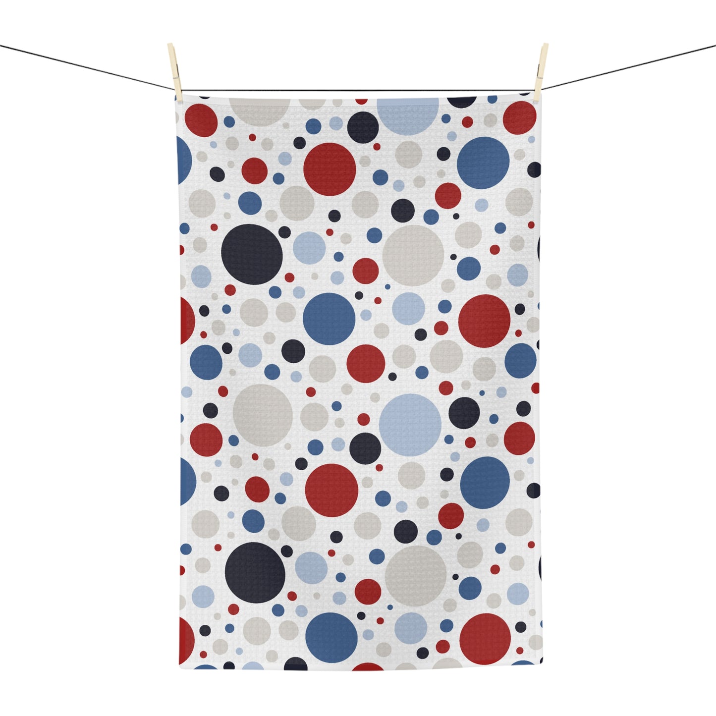 Patriotic Circles Hand Towel