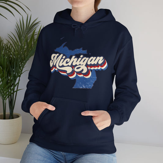 MI Vintage Unisex Hooded Sweatshirt