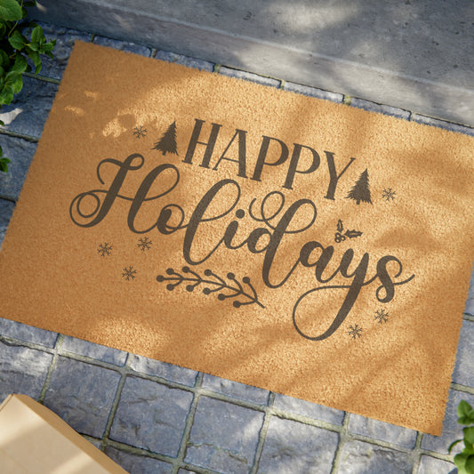 Happy Holidays Doormat