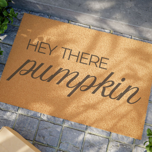 Hello Pumpkin Doormat