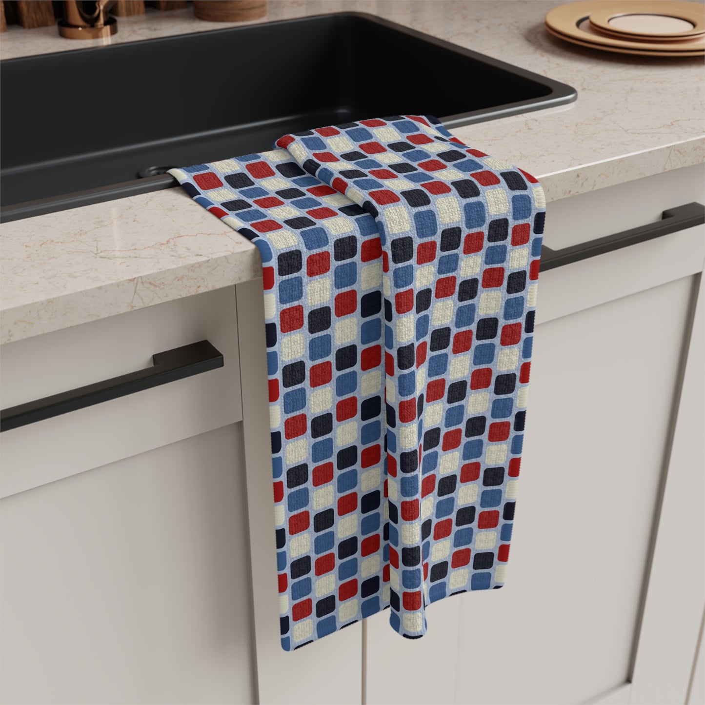 Liberty Squares Hand Towel