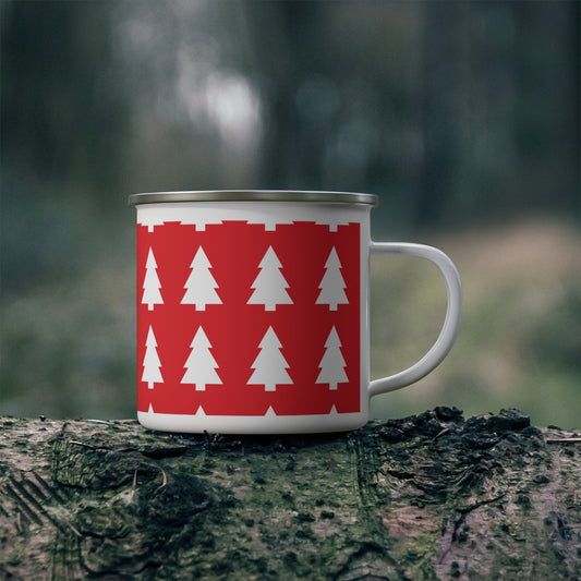 Christmas Trees Camping Mug (Option 1)