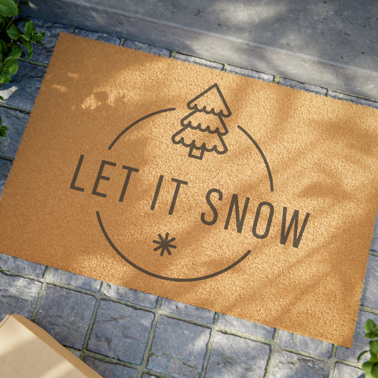 Let it Snow Doormat