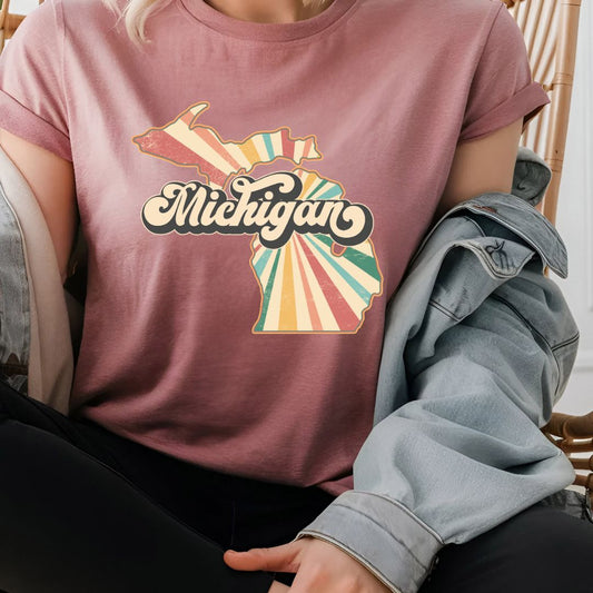 Retro Michigan Unisex Tee