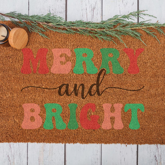 Merry and Bright Doormat